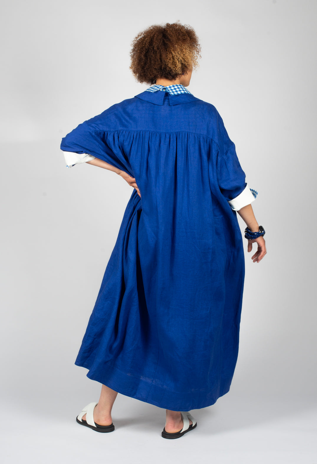 Shirt Dress in Blue
