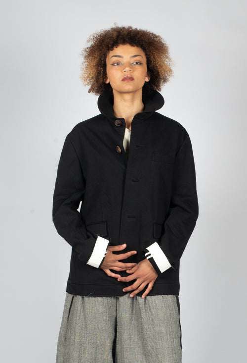 Brooch Jacket in Black