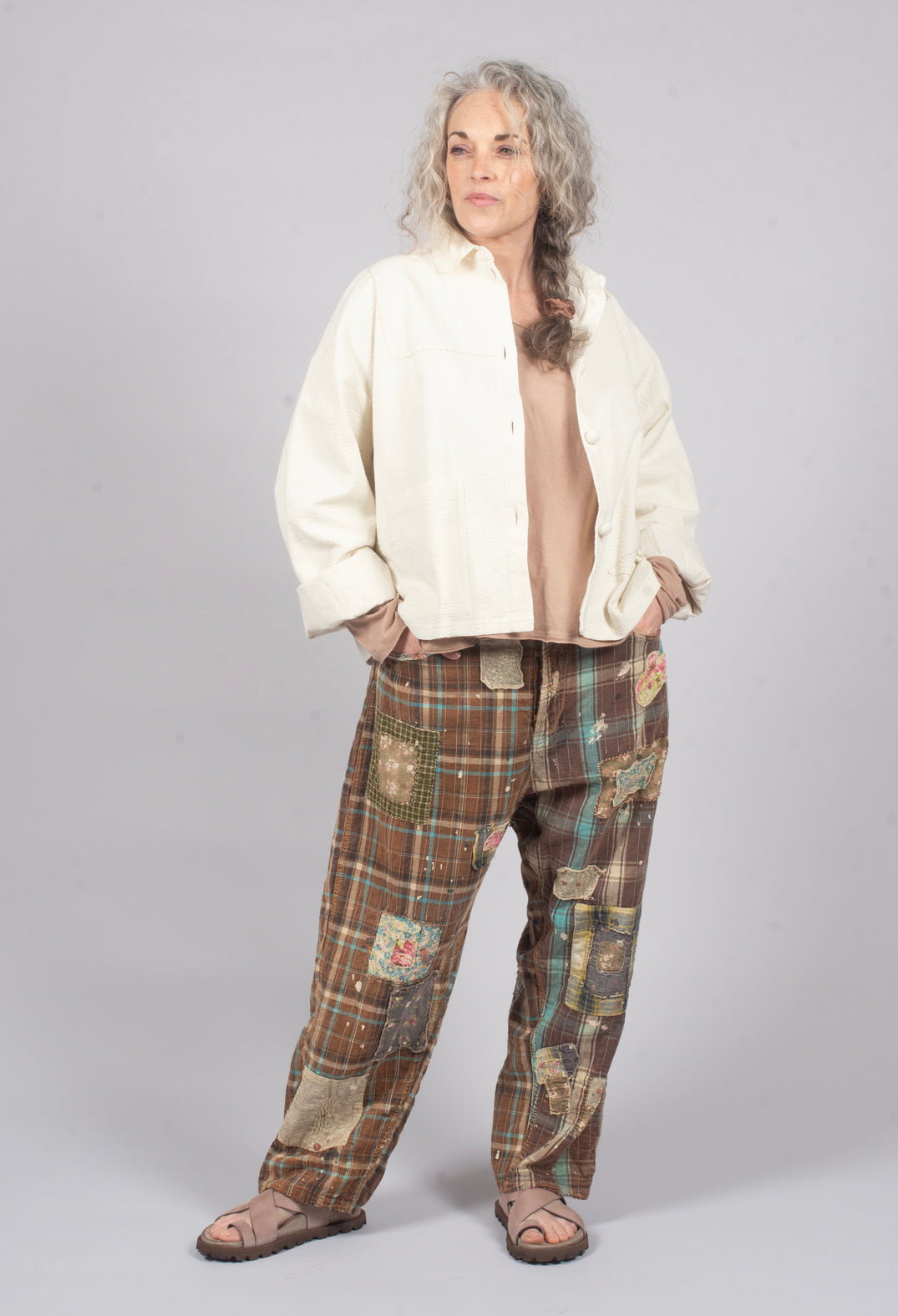 Miner Pants in Madras Espresso