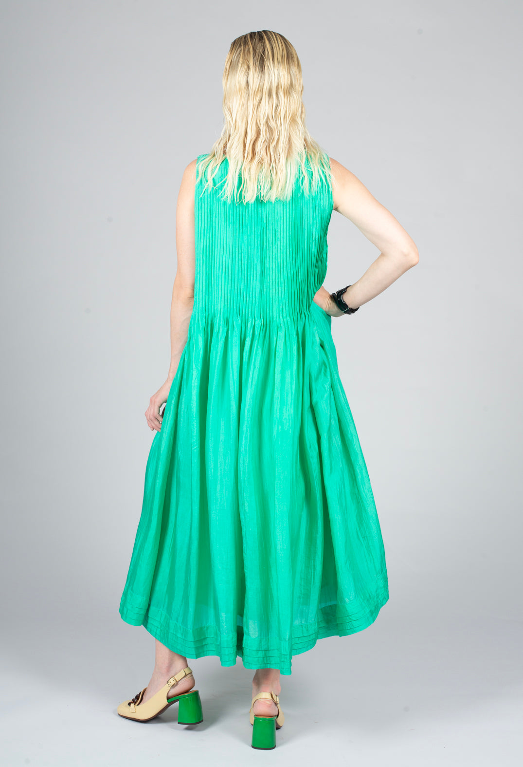 Angela Dress in Acqua