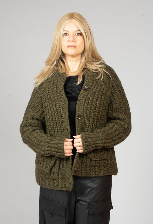 Evia Cardigan in Green
