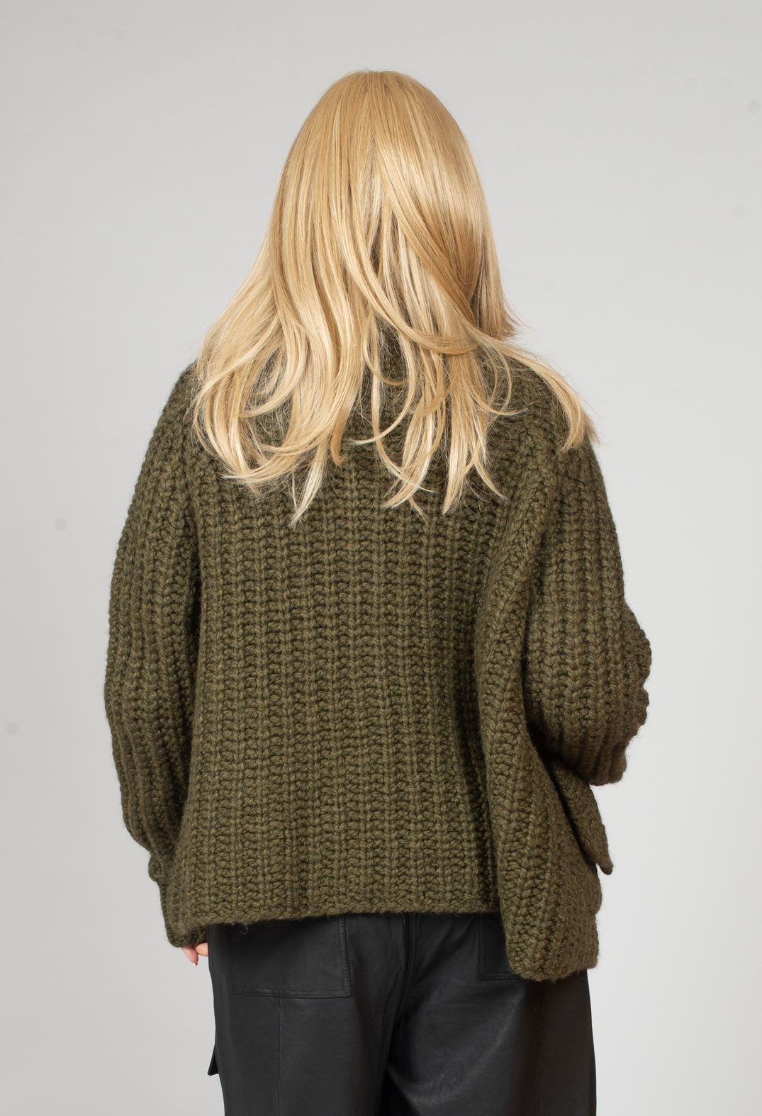 Annette Gortz Evia Cardigan in Green | Olivia May