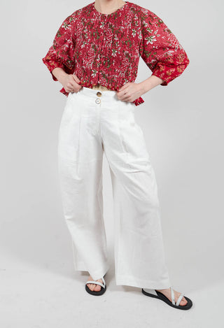 Daisy Trousers in Blanc