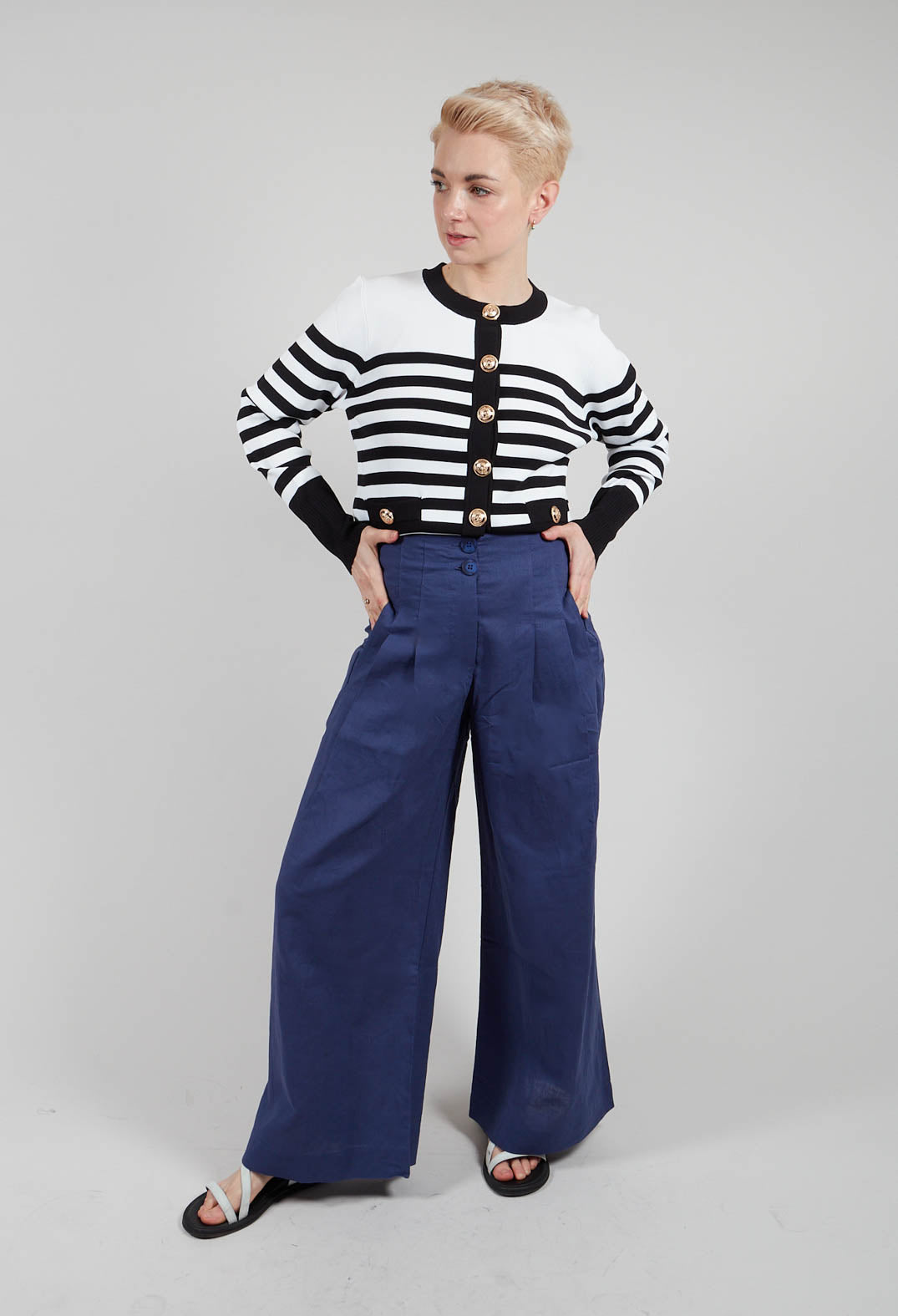 Daisy Trousers in Marine