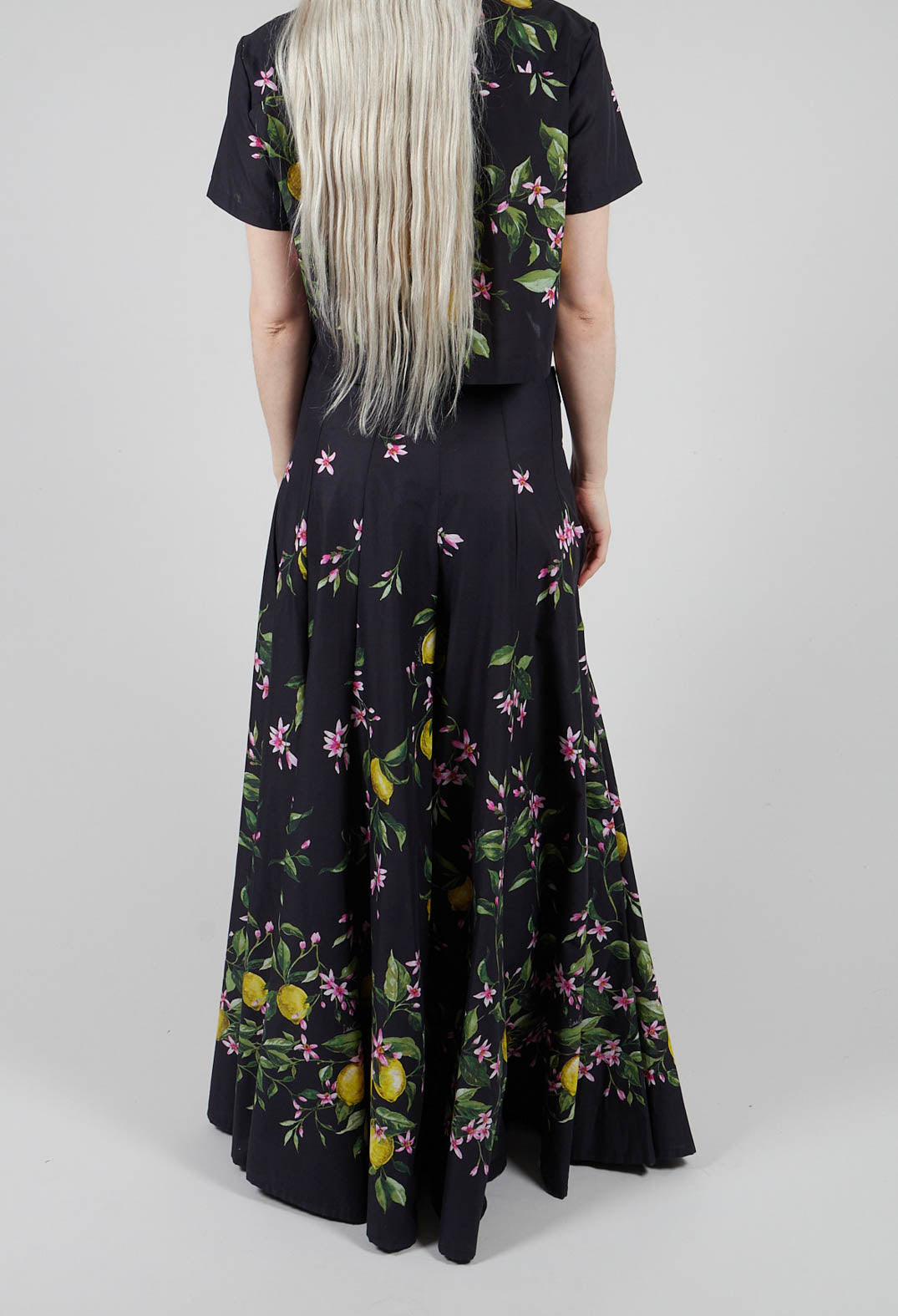 Debby Trousers in Nero Limoni
