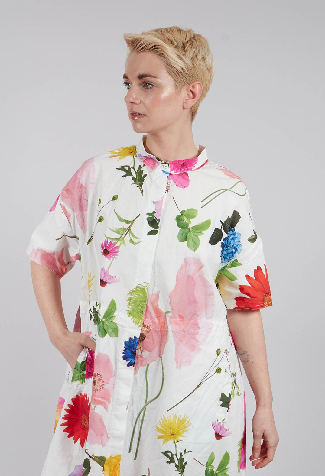 Deborah Printed Dress in Flowers