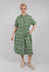 Deborah Printed Dress in Green Check