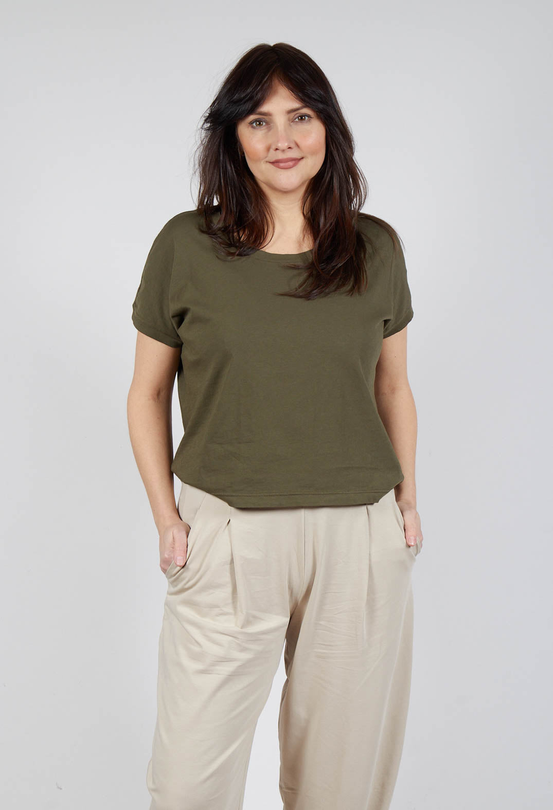 Decisa U T-Shirt in Alga