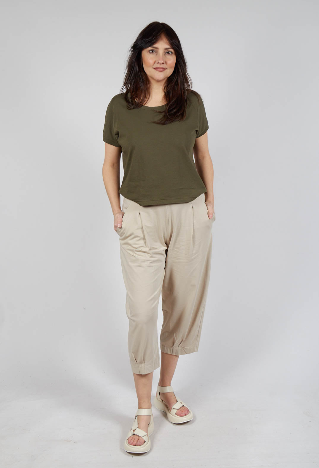 Decisa U T-Shirt in Alga