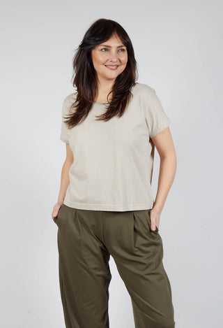 Decisa U T-Shirt in Grezzo