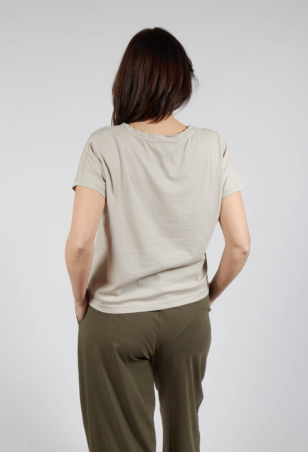 Decisa U T-Shirt in Grezzo