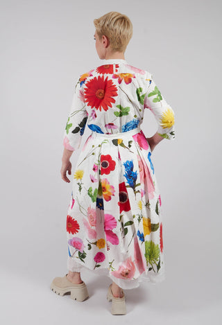 Delmira Printed Dress in Flowers