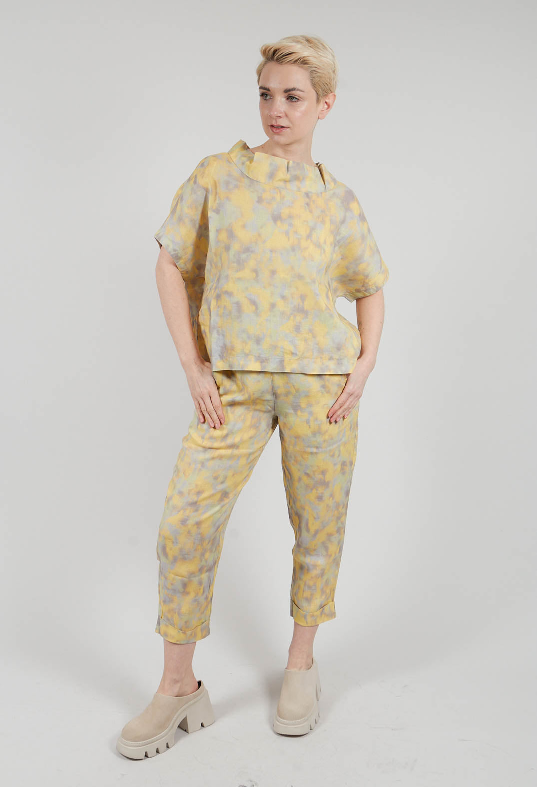 Diva Shirt in Sunlight Print