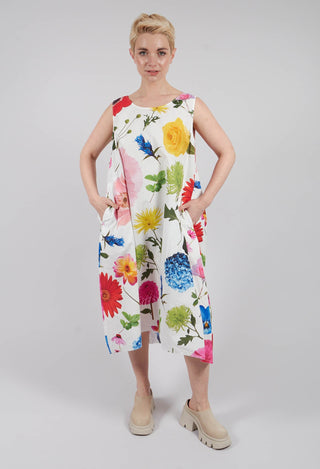 Doris Printed Dress in Flowers