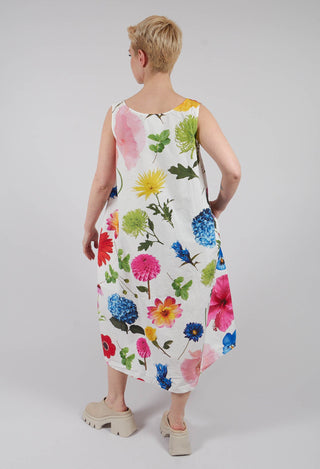 Doris Printed Dress in Flowers