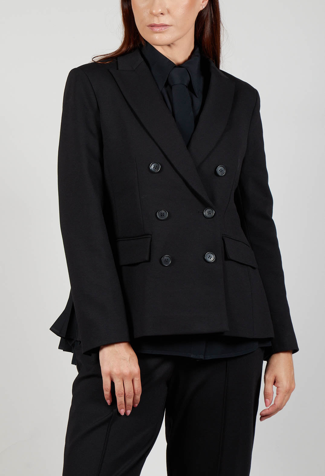 Double Breasted Blazer in Nero