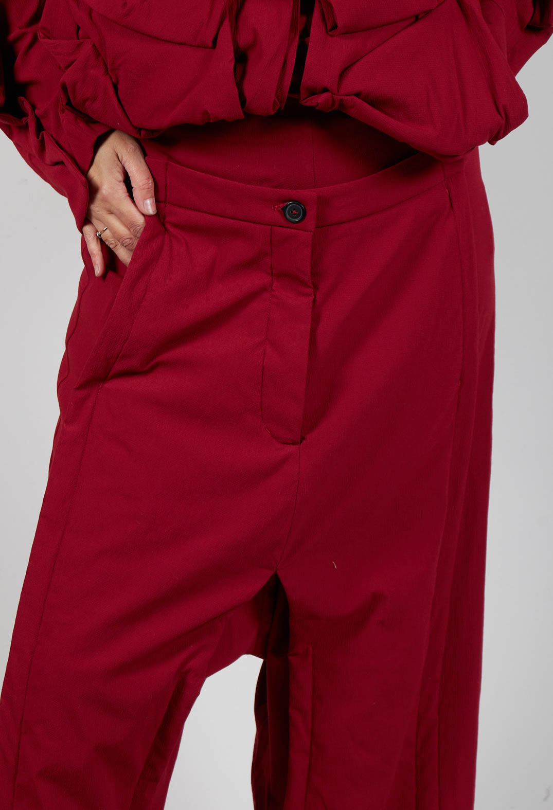 Double Front Trousers in Sunset