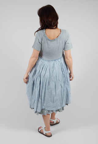Douucka Dress in Lin Bleu