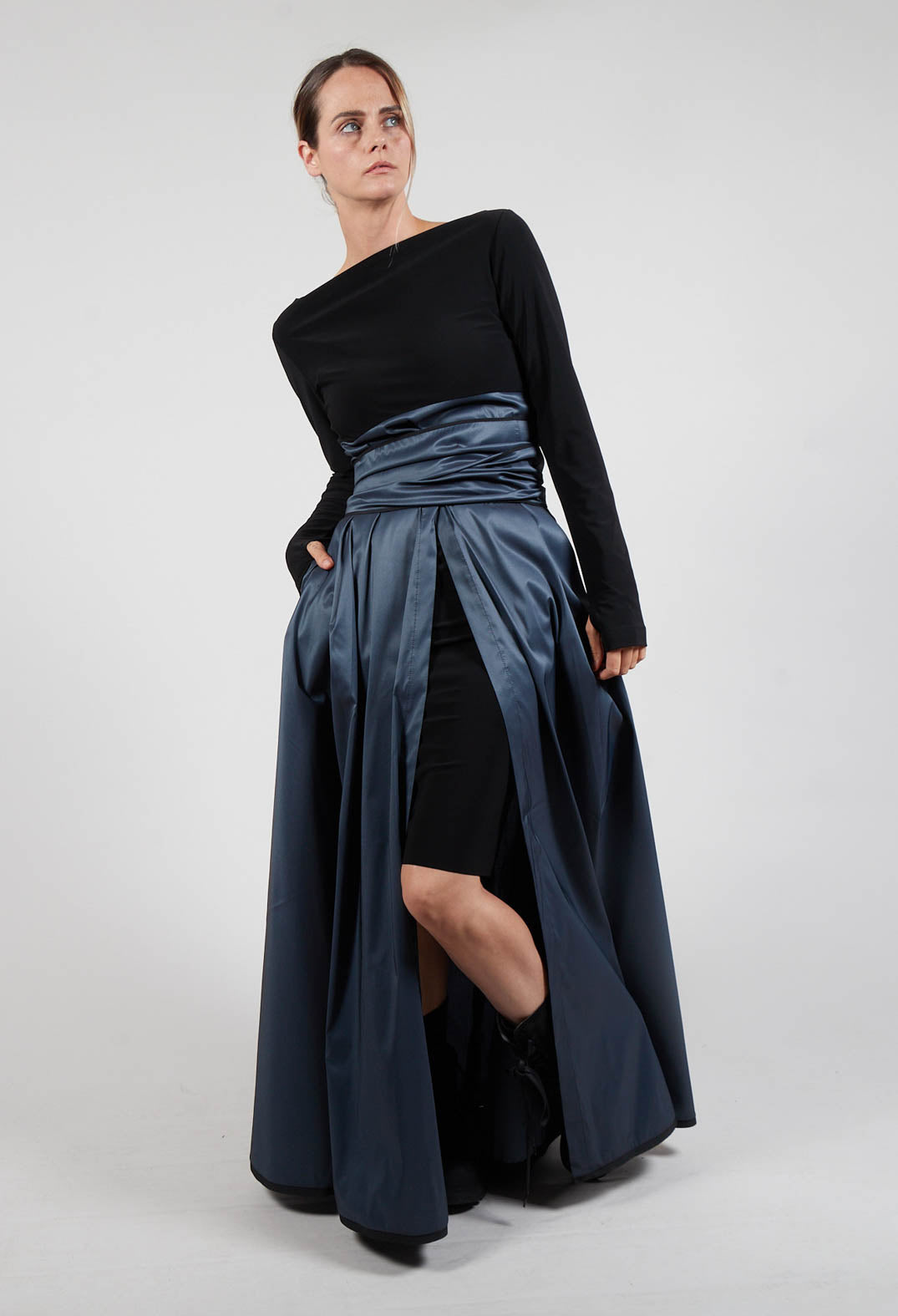 Dress Kivi2 In Black Grey Blue