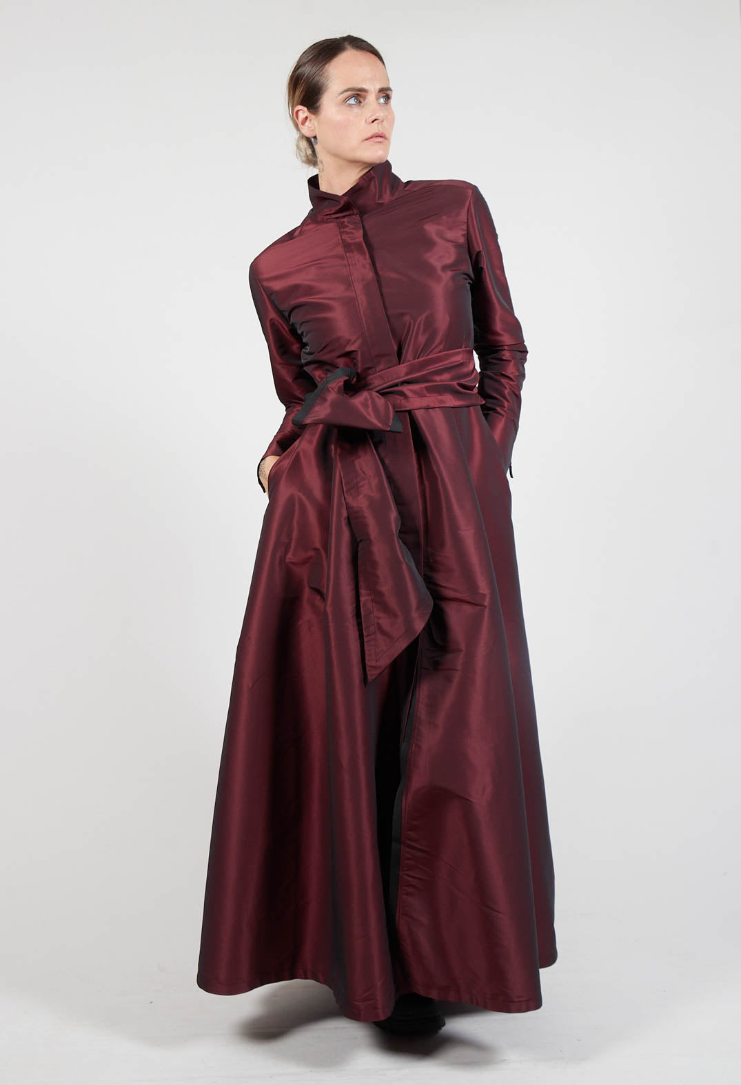Dress Luiz In Burgundy