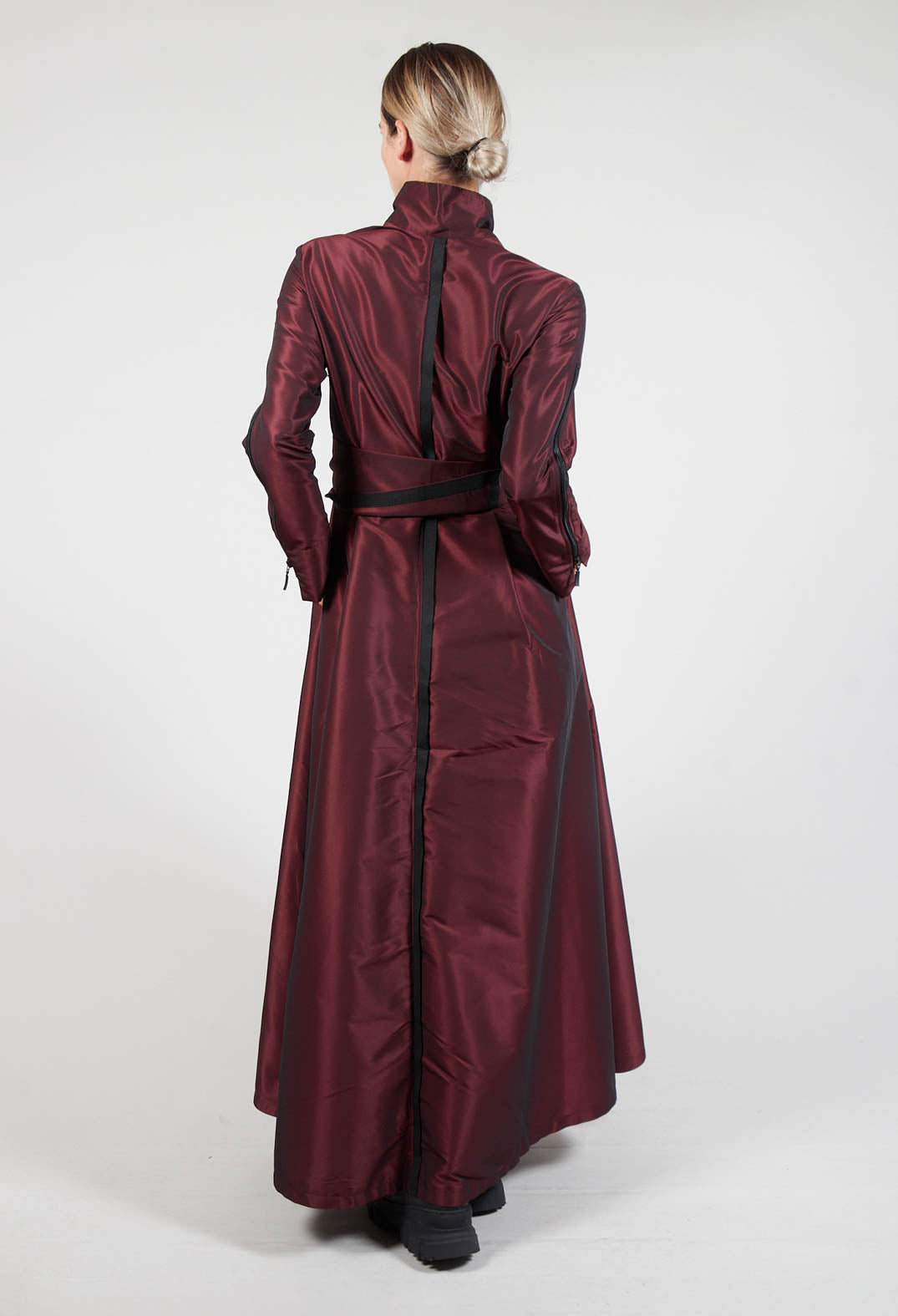 Dress Luiz In Burgundy