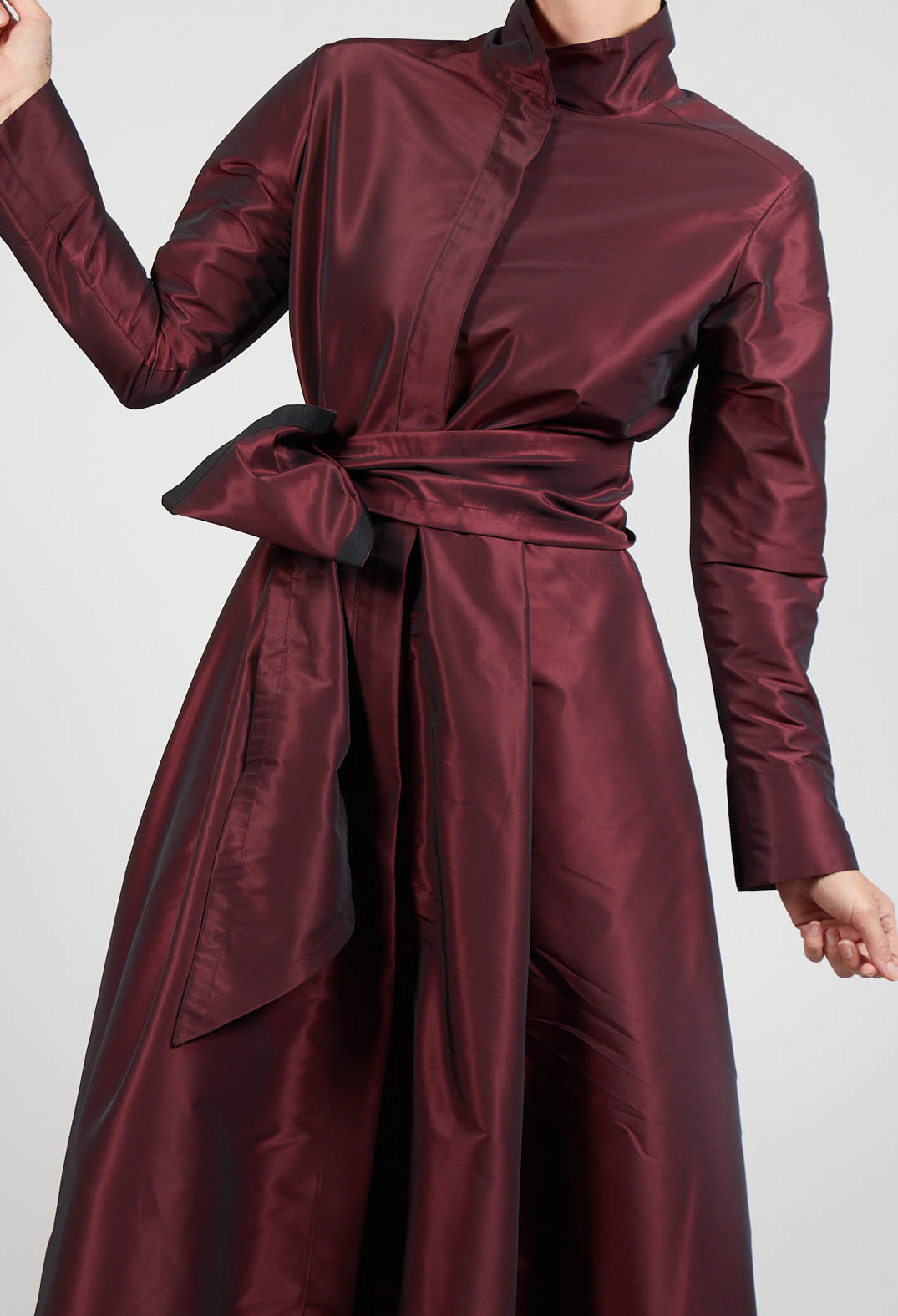 Dress Luiz In Burgundy