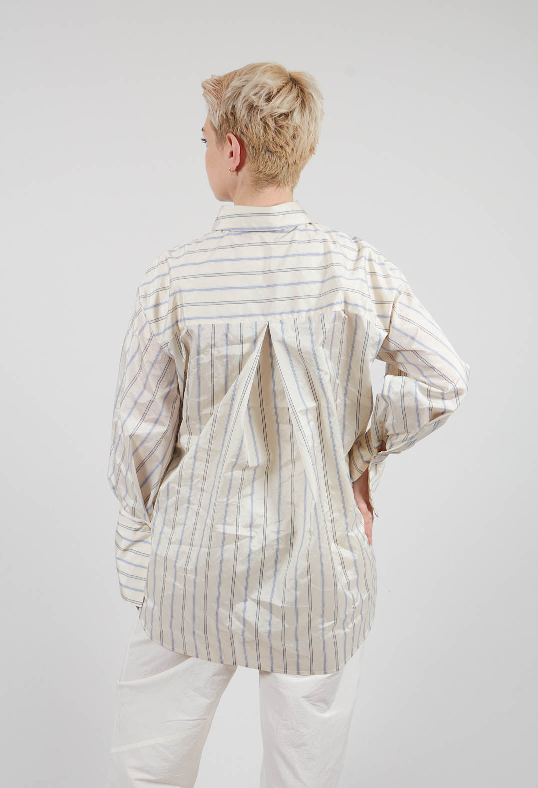 Drew Blouse in Light Blue