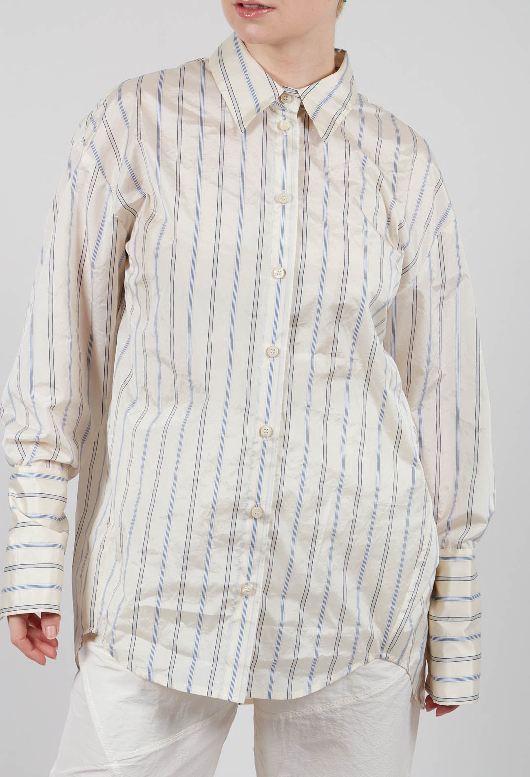 Drew Blouse in Light Blue