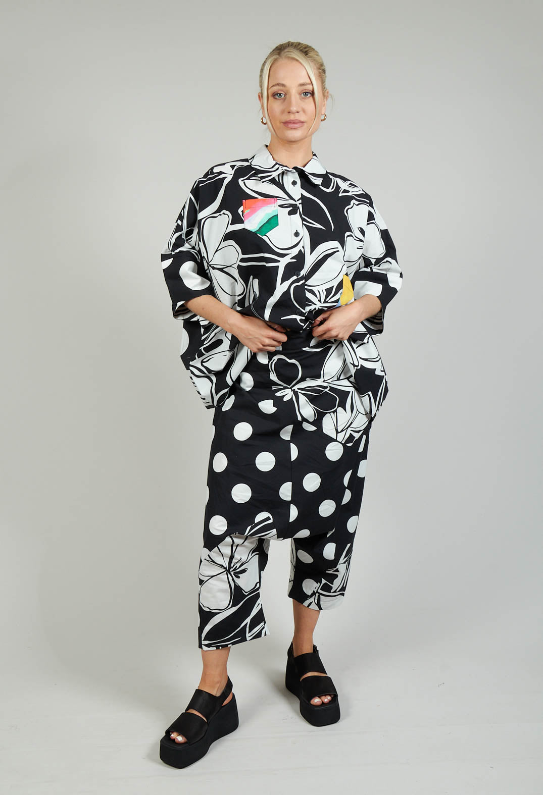 Bize Drop-Crotch Polka Dot in Original Black | Olivia May