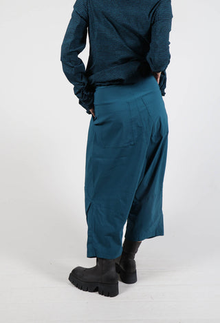 Drop Crotch Trousers in Ink