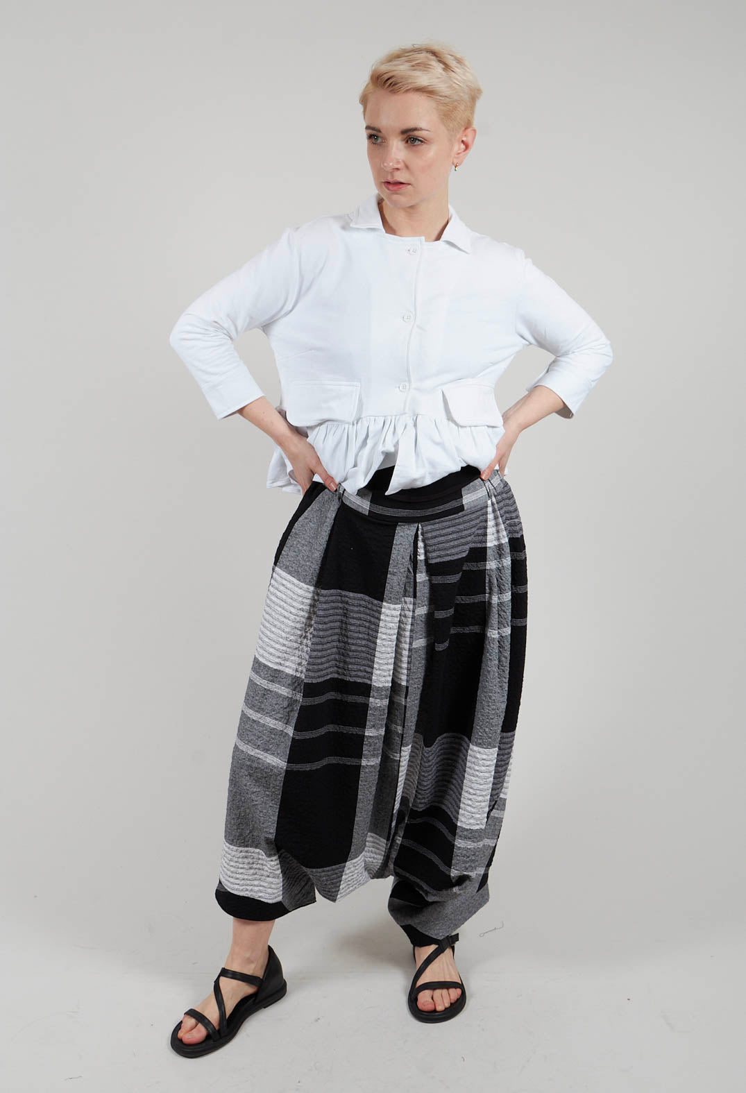 Drop Crotch Trousers in Radda