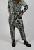 Drop Crotch Trousers with Tapered Leg in Defender Big Print