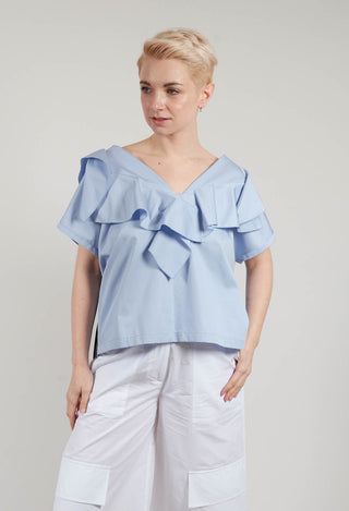 Druf Top in Light Blue
