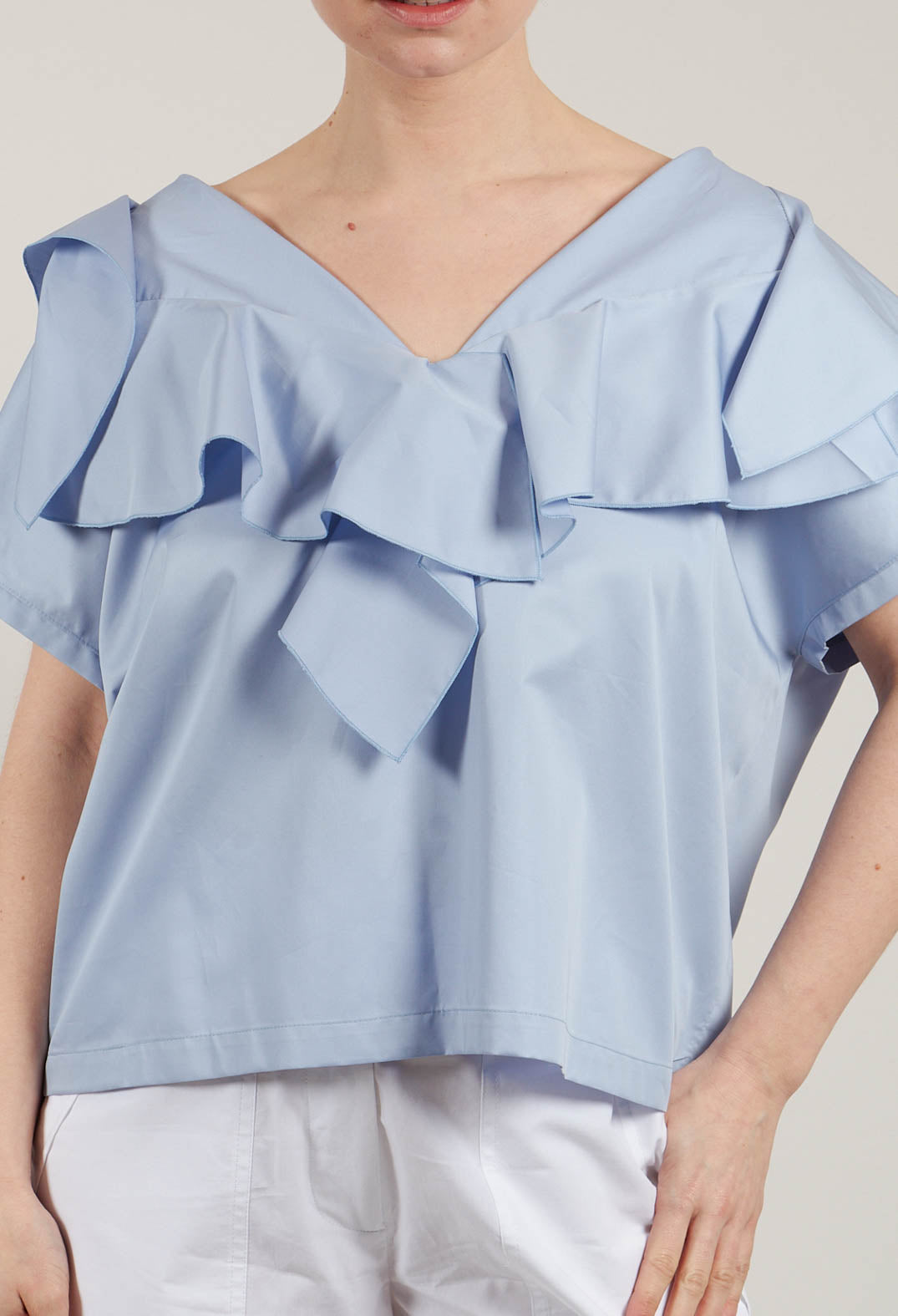Druf Top in Light Blue