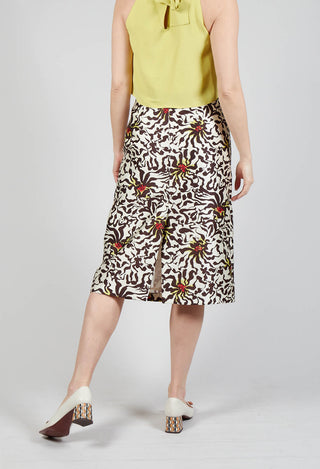 Duchesse Skirt in Botanic Zebra Print