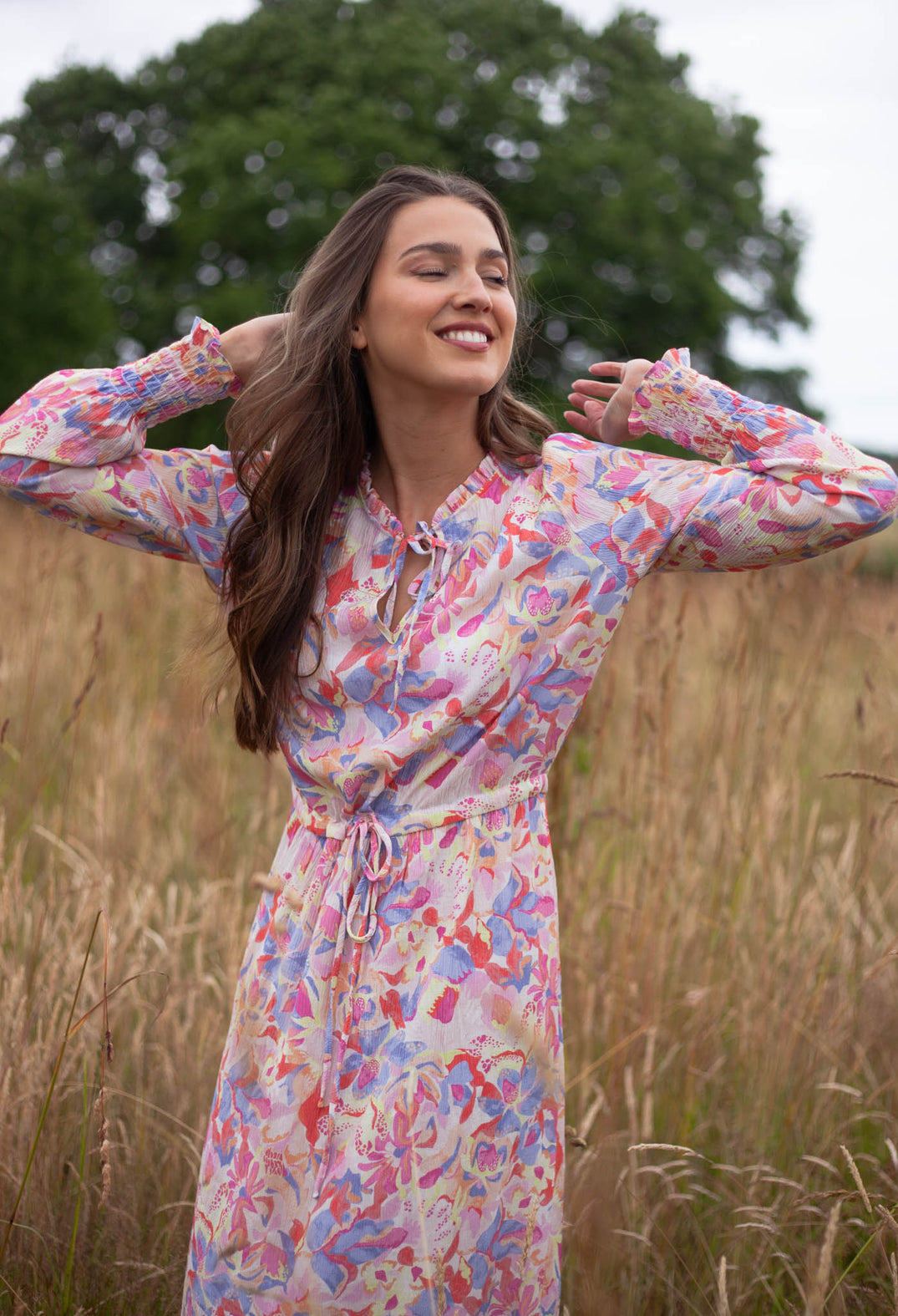 Gunver Dress in Flora Blossom