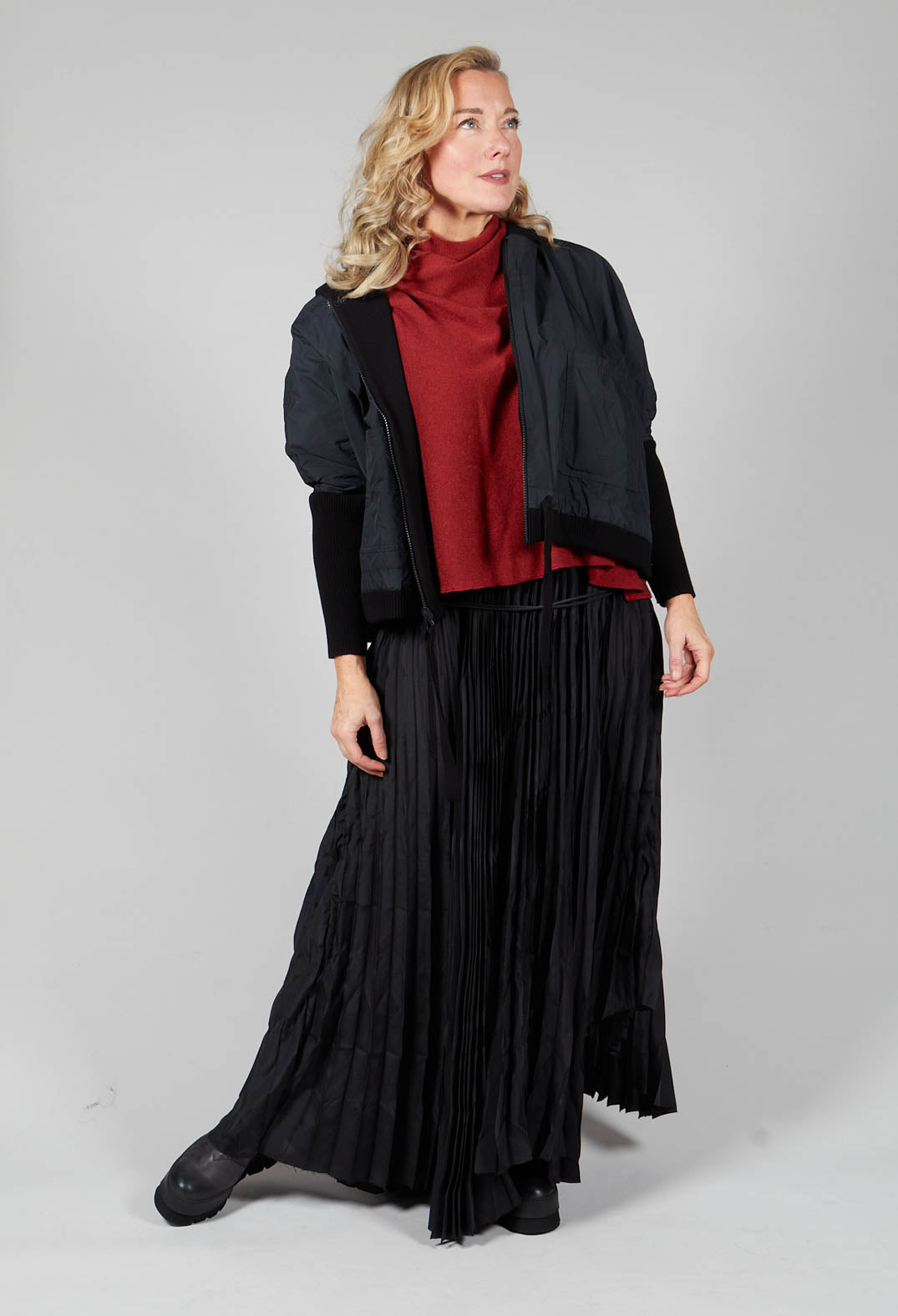 coat ファッション Ameri MEDI OLIVIA OPAL PLEATS SKIRT