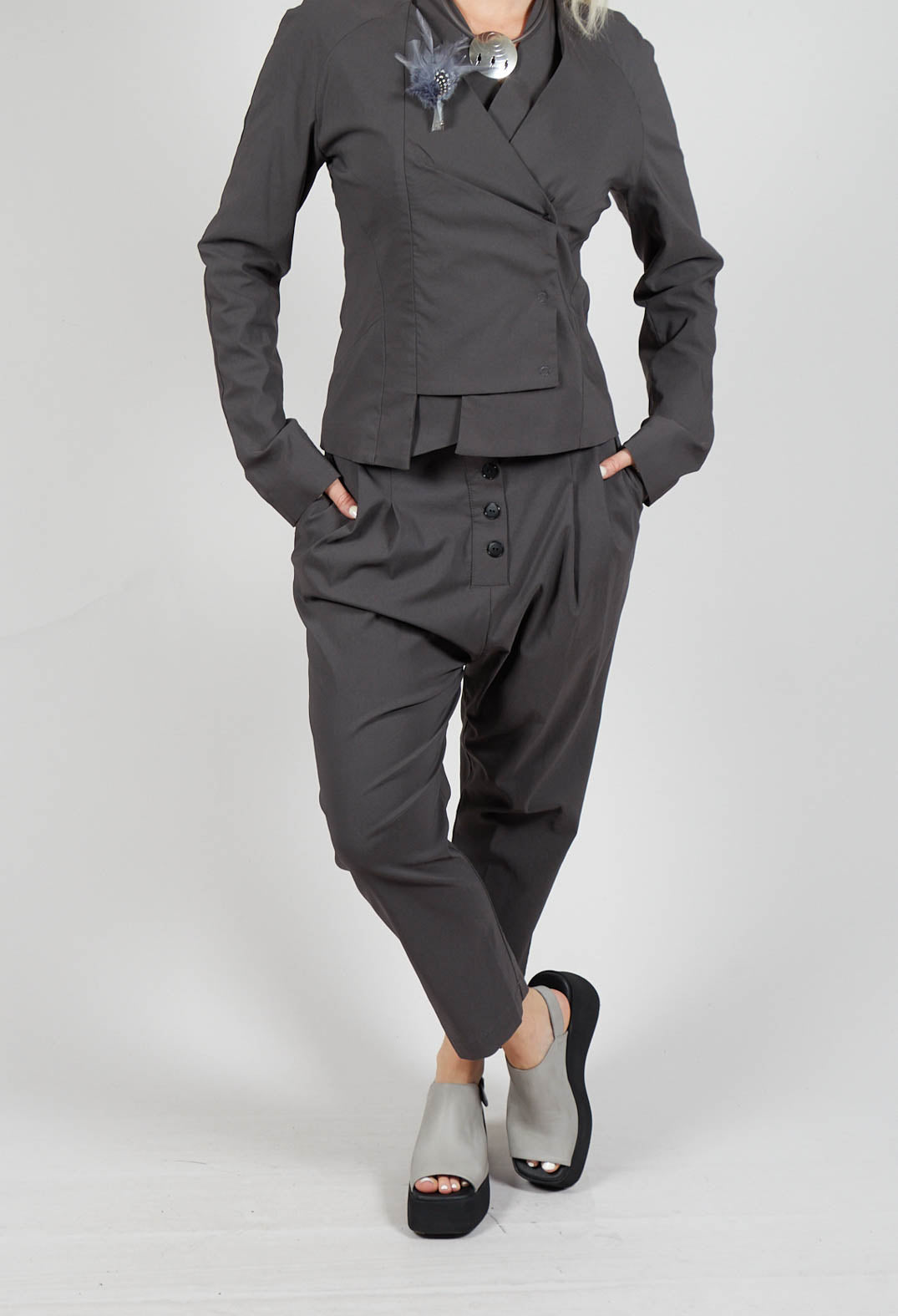 Pulp Fiction Trousers in Carbone