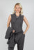 Pulp Fiction Waistcoat in Carbone
