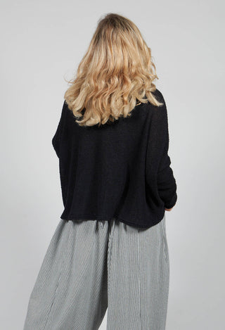 Knitted Jumper in Nero
