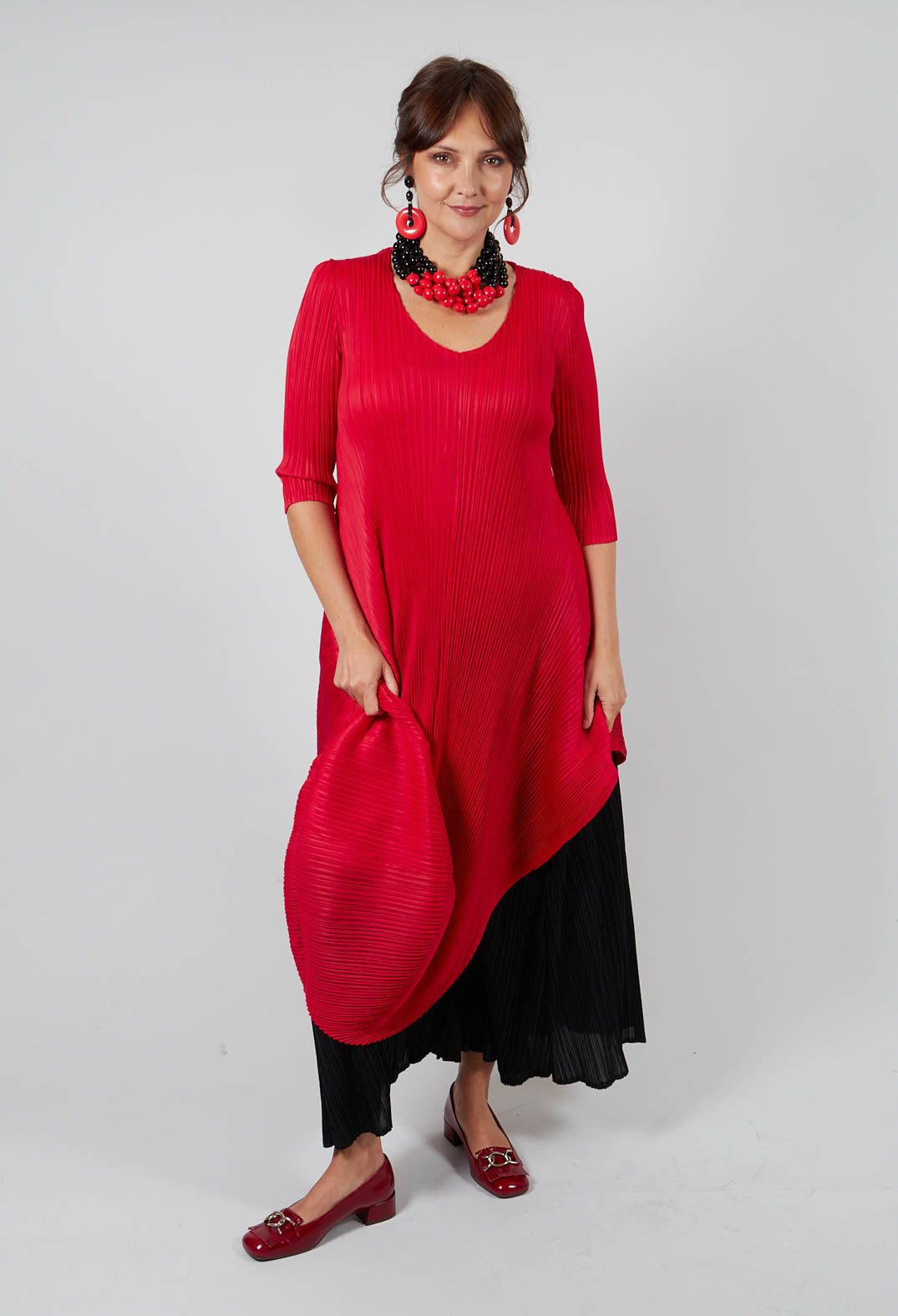 Pleat Culotte in Black