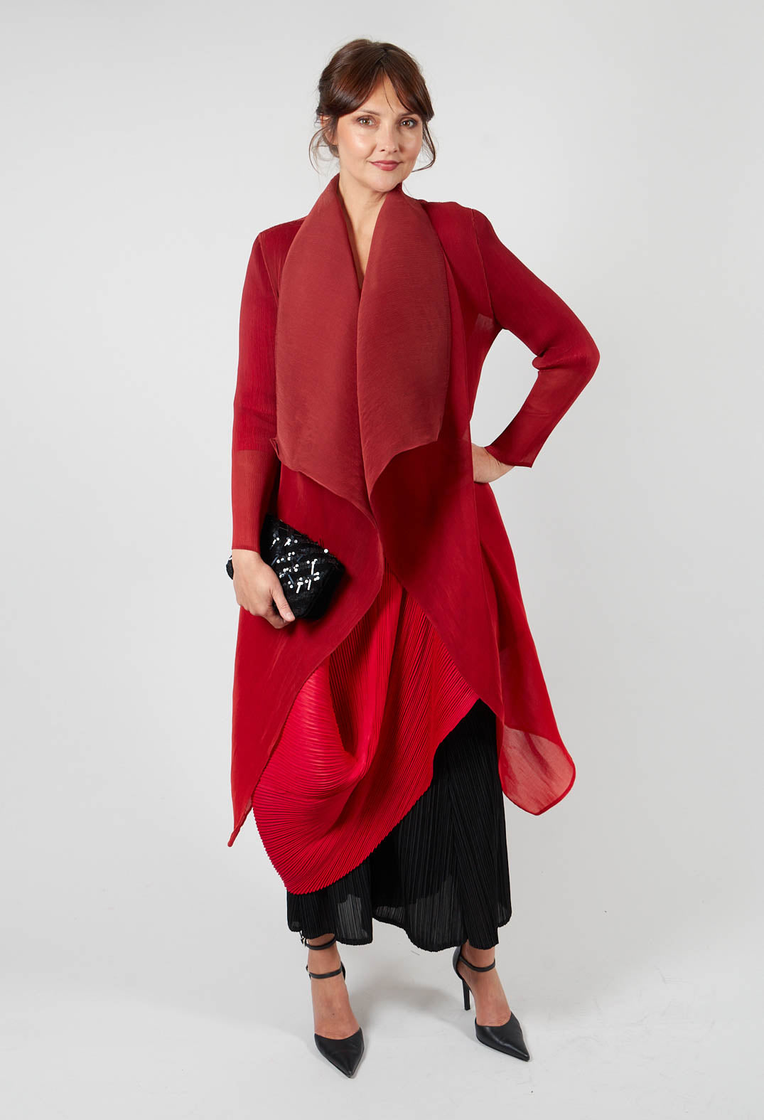 Pleat Culotte in Black