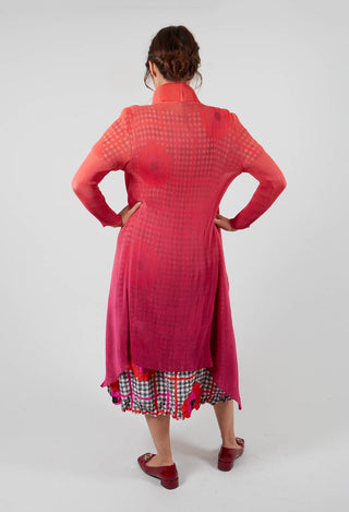 Collare Coat in Flame Beet