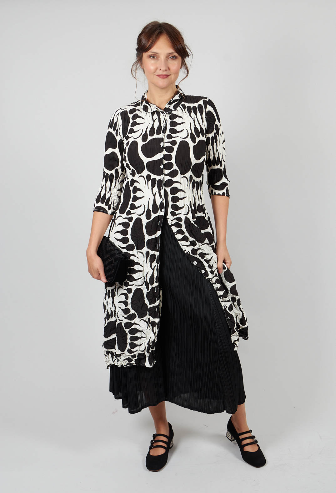 Pleat Culotte in Black