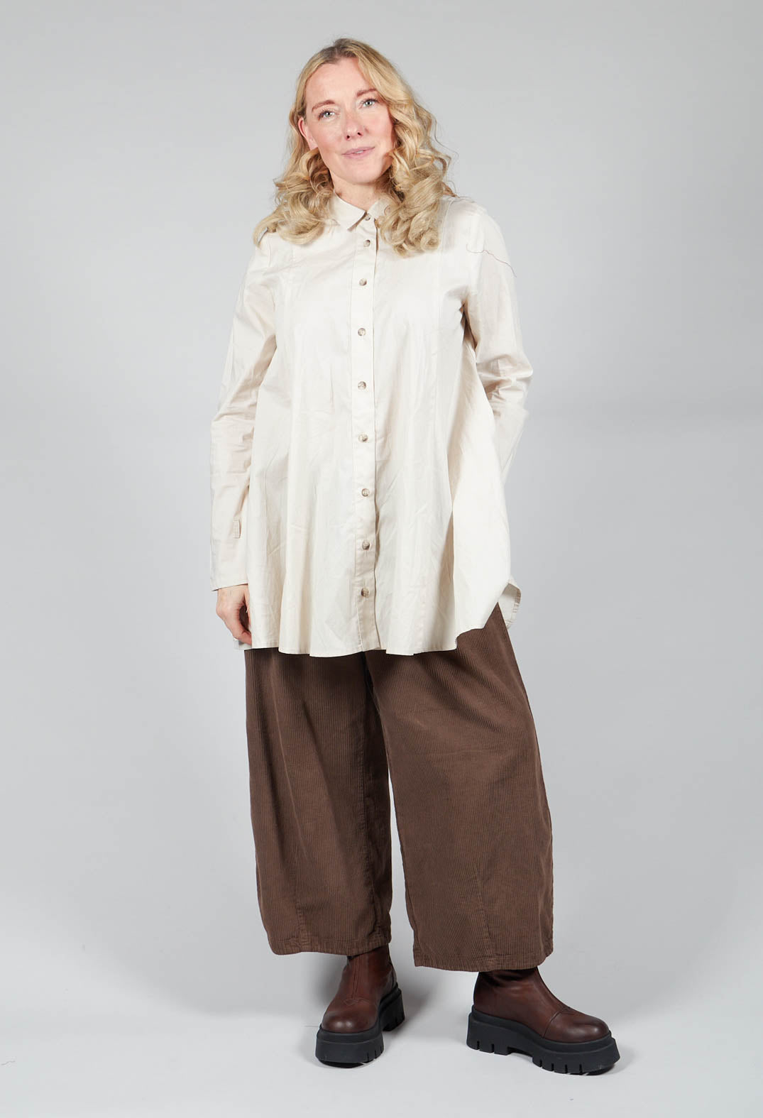 A Line Shirt in Toison