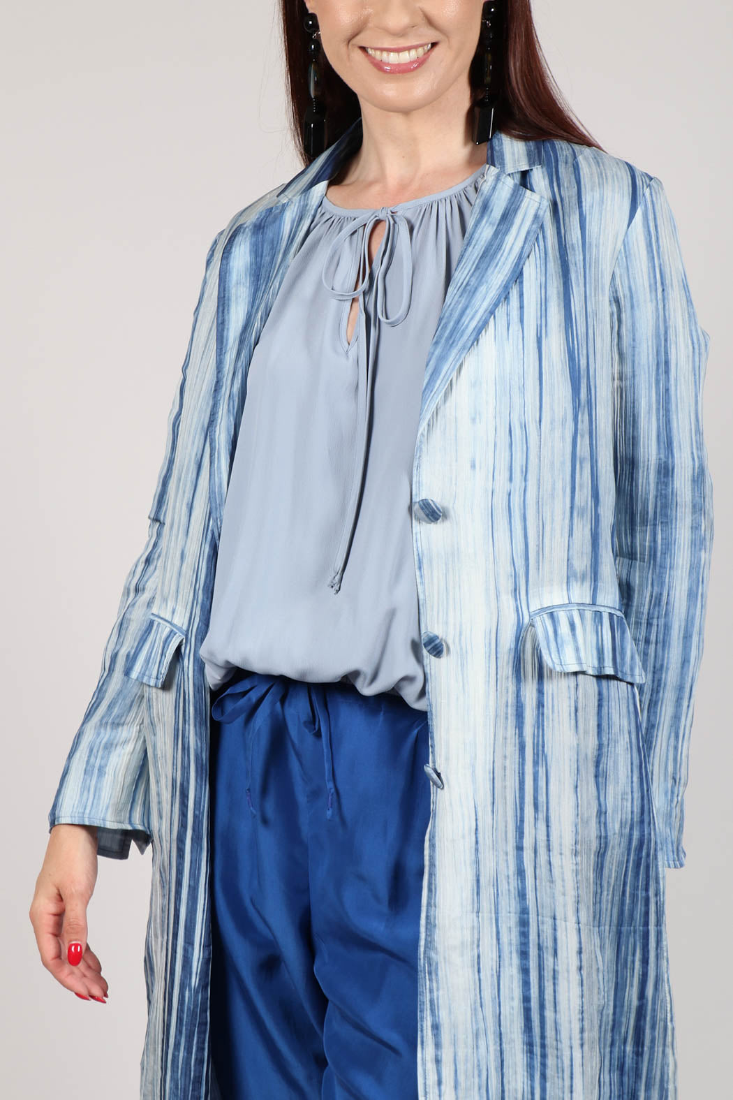 Colette Coat in Blue