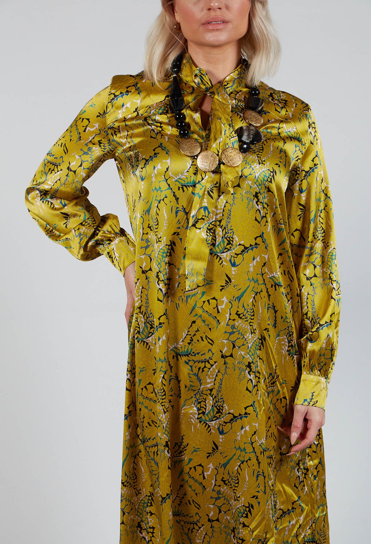 anthurium luxury dress NOLEY-Anthurium canary XS