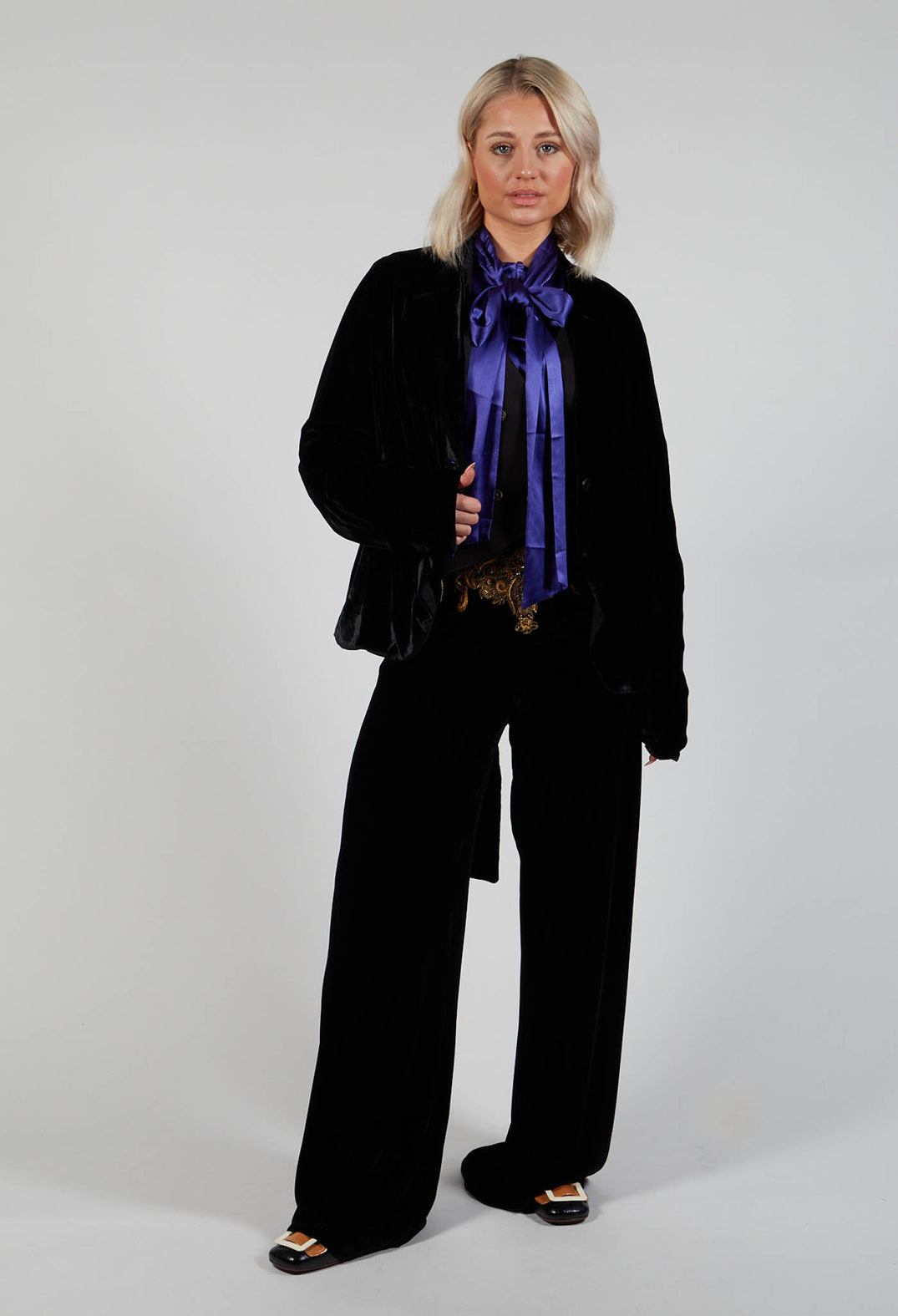 Velvet Jacket in Black