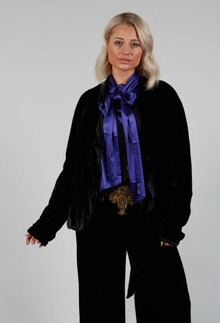 Velvet Jacket in Black