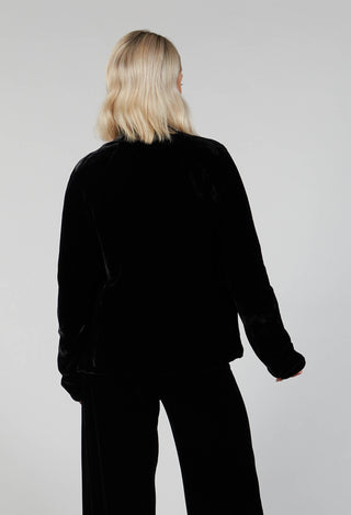 Velvet Jacket in Black